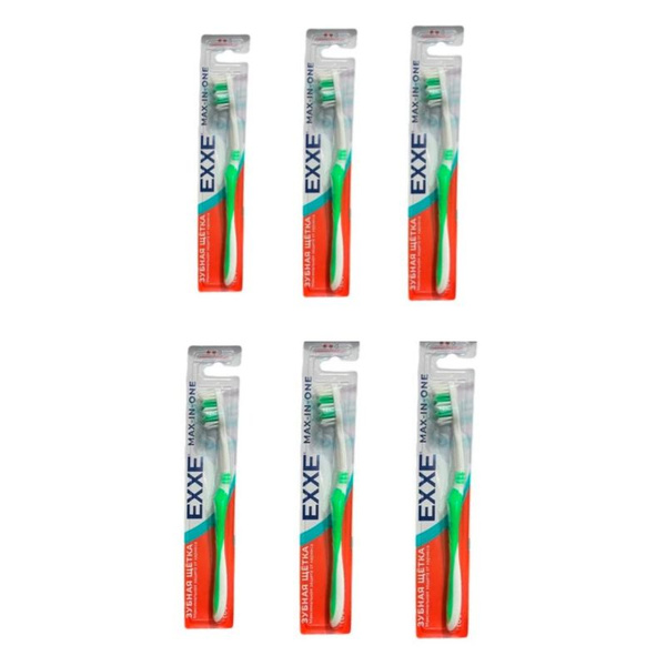 EXXE зубная щетка max-in-one 1 шт, 6уп купить на OZON по низкой цене ...
