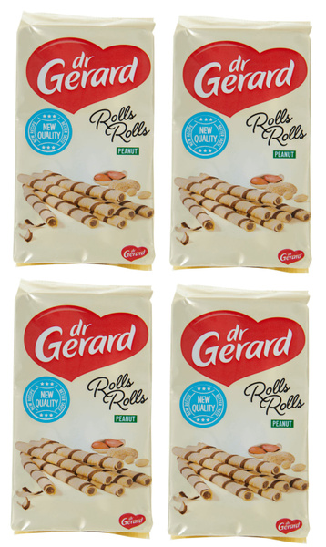 Вафли Dr. Gerard трубочки с какао со ореховым кремом, 4 шт по 112 г ...