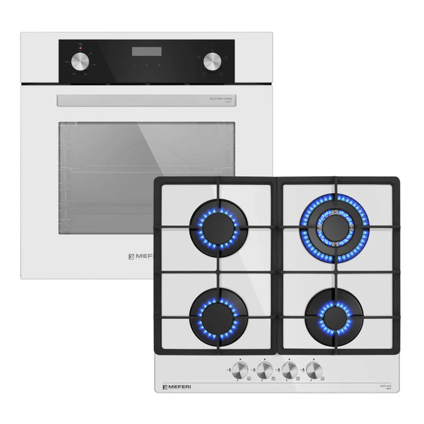 Комплект встраиваемой техники MEFERI 60см белый MS60WH01 - купить с ...