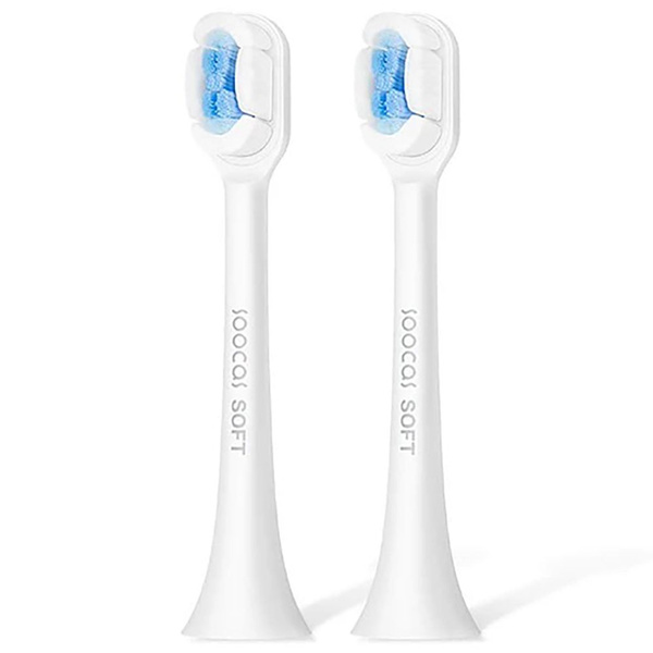 Насадки для зубных щеток Xiaomi Soocas X3U, X3, X3 Pro, D3 и др., белые ...