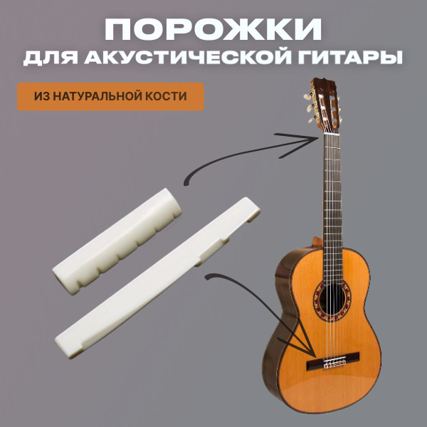 Порожки для акустической гитары/ Верхний и нижний порожки - купить с ...