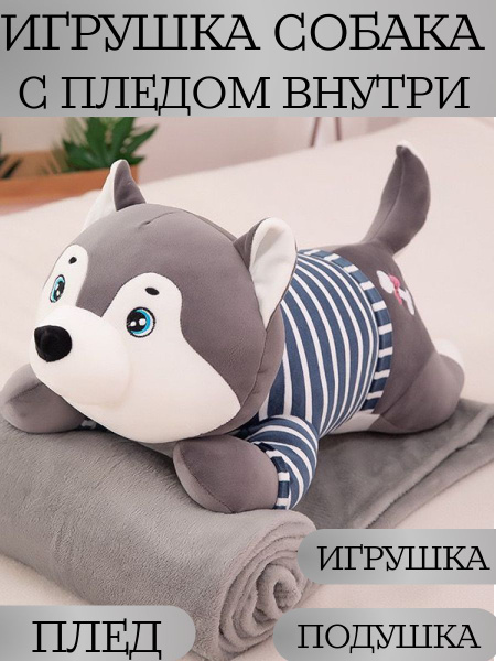 Игрушка с пледом внутри купить на OZON по низкой цене (1628092476)