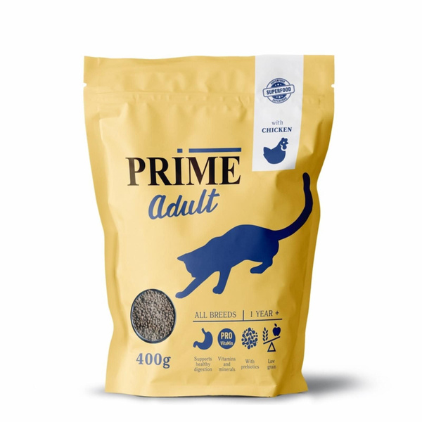 Корм для кошек сухой Prime 2кг, для кошек с 12 мес. с курицей - купить ...