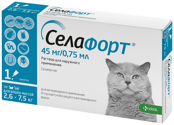 Селафорт капли для кошек