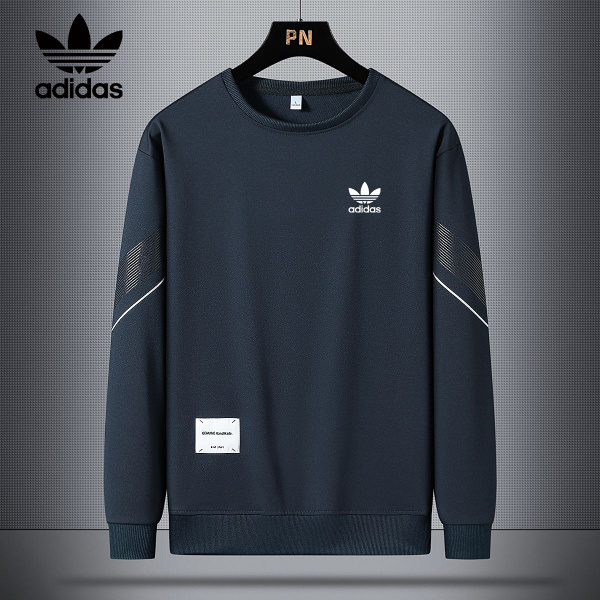 Свитшот Мужской adidas Originals Значки темно-синий Полиэфирное волокно ...