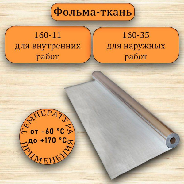 Термоизоляция. Фольма ткань для наружных работ. 160-35 - купить с ...