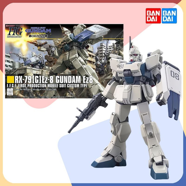 Оригинальный Gundam Ez8 RX-79 G Ez-8 08MS HG 1/144 Bandai Мобильный ...