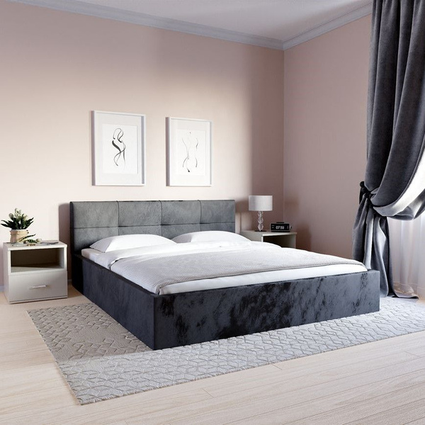 InRoom Двуспальная кровать с подъемным механизмом Оптима Лайт, 160х200 ...