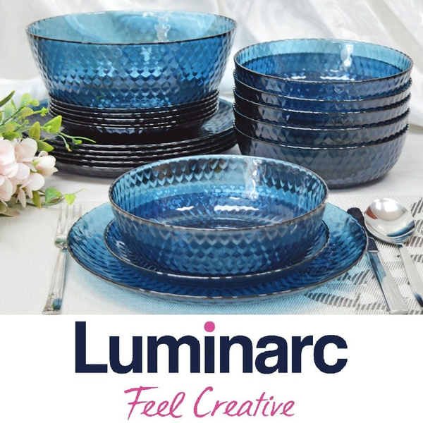 Сервиз столовый LUMINARC Идиллия Лондон топаз подарочный набор на 6 ...