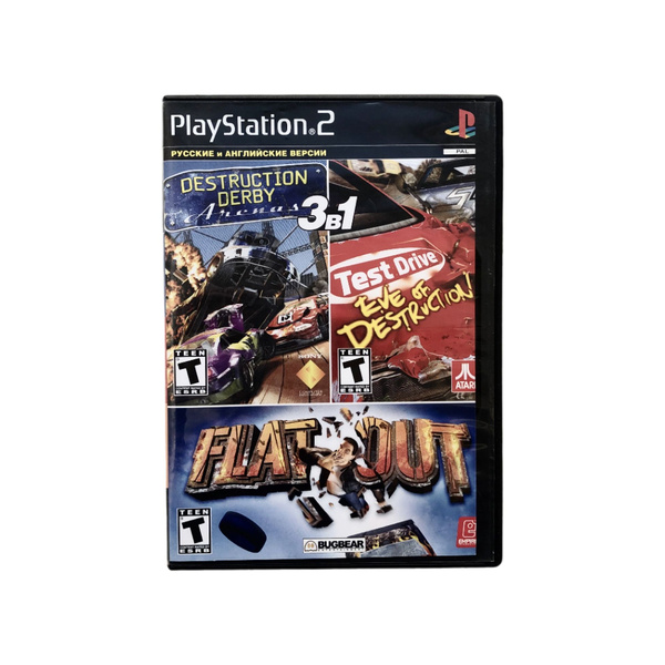 Игра Игра PS 2 Сбоник Игр 3в1: Destruction Derby Arenas, Test Drive ...
