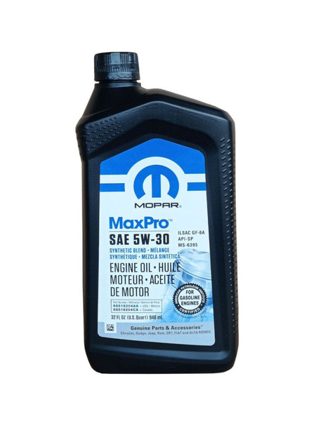 Масло моторное MOPAR 5W-30 Полусинтетическое - купить в интернет ...