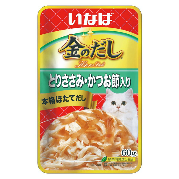 INABA CIAO Kinnodashi Влажный корм для кошек Куриное филе с кацуобуси ...