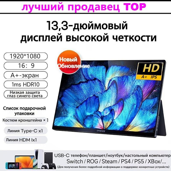 Монитор 13.3-inch HD Convenience Monitor 13.3" - купить по выгодной ...