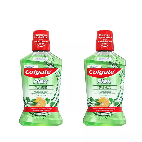 COLGATE PLAX Ополаскиватель для полости рта Свежесть Чая 500мл; 500мл ...