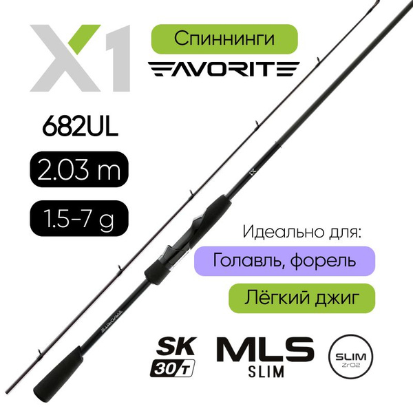 Спиннинг Favorite X1.1, от 1.5 гр купить c доставкой на OZON по низкой ...