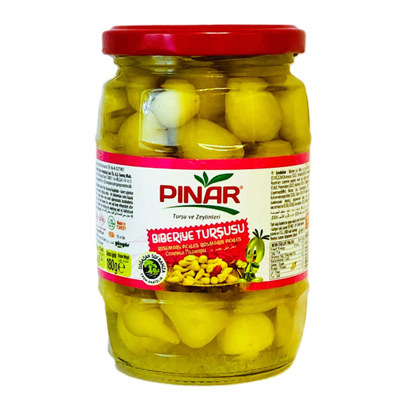 Перцы острые маринованные Biberiye Tursusu Pinar купить на OZON по ...