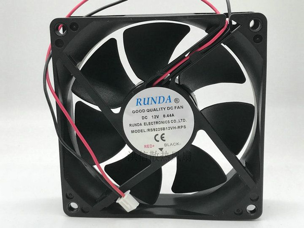 RUNDA RS9225B12VH-RPS 12V 0.44A 9CM 9025 2-проводной вентилятор ...