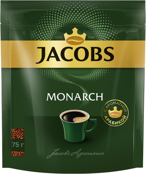 Кофе растворимый JACOBS Monarch/Monarch Original натуральный ...