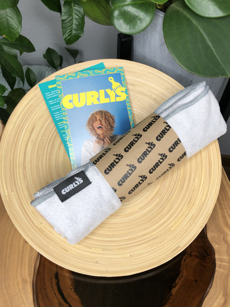 Полотенце для волос CURLY'S Микрофибровое Микрофибра 50x90 см, 1 шт ...