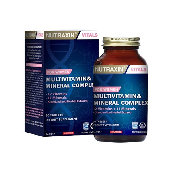 Мультивитаминно-минеральный комплекс для женщин Nutraxin (14 витаминов ...