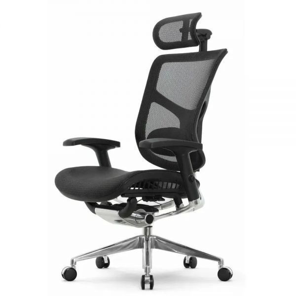 Офисное кресло Falto Expert 2 Star Office Ergo арт. STE-MF01-NEW-BK-5D ...