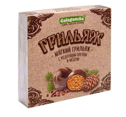 Конфеты Galagancha Shoco Rolls с кедровым орехом 135 г Россия купить на ...