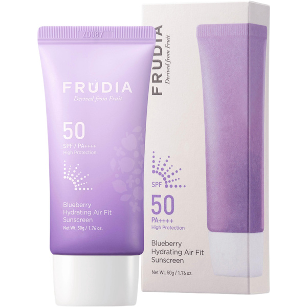FRUDIA Легкий увлажняющий солнцезащитный крем с черникой SPF50 PA ...