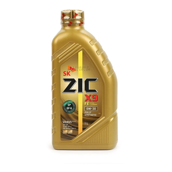 Масло моторное ZIC X9 FE 0W-30 Синтетическое 1 л 132683 купить c ...