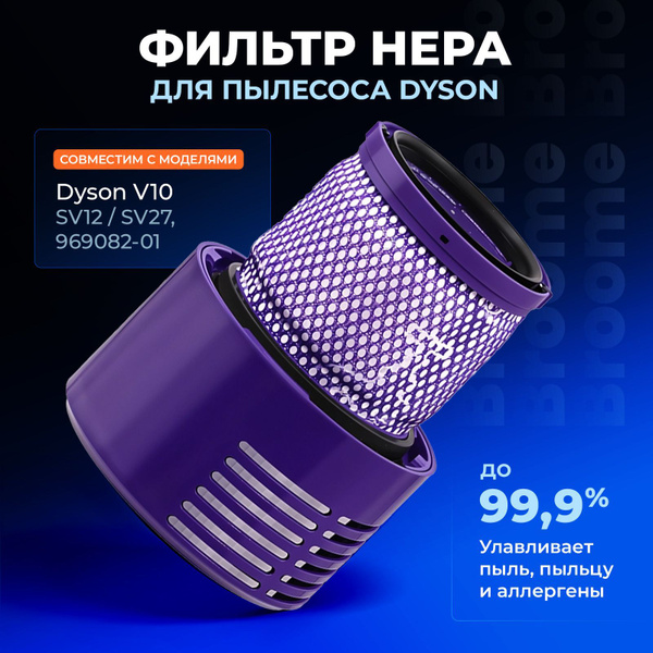 Фильтр сменный для пылесоса Dyson V10 (SV12 / SV27), 969082-01 купить ...