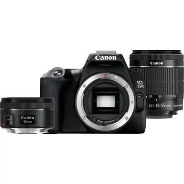Фотоаппарат Canon Eos 250D kit 18-55mm и EF 50mm f/1.8 STM купить на ...