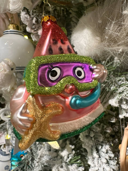 Елочные игрушки Goodwill / Новогоднее украшение стеклянное подвесное ...