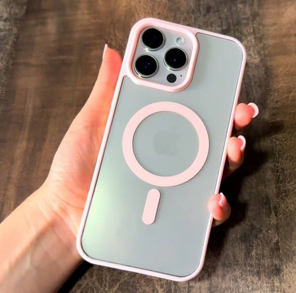 Чехол для iPhone 16 Pro Max (розовый)/ айфон 16 Pro Max / айфон 16 про ...