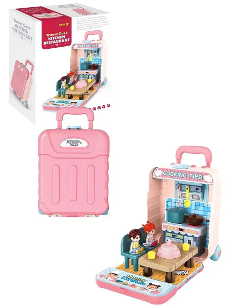 Игровой набор интерактивный кухня в чемодане купить на OZON по низкой ...