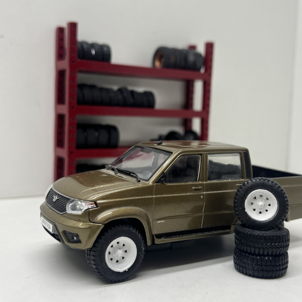 Колеса масштабные Off-Road для моделей 1/43-36 белый купить на OZON по ...