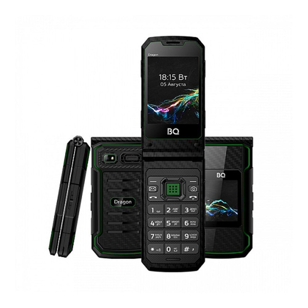 BQ Мобильный телефон Телефон кнопочный мобильный BQ 2822 Dragon, черный ...