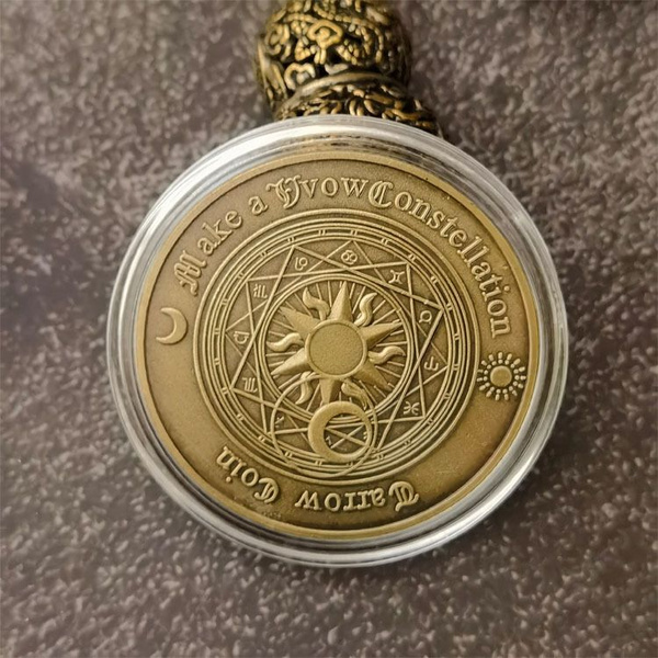 Памятные монеты Таро, астрологические монеты, медь купить c доставкой ...