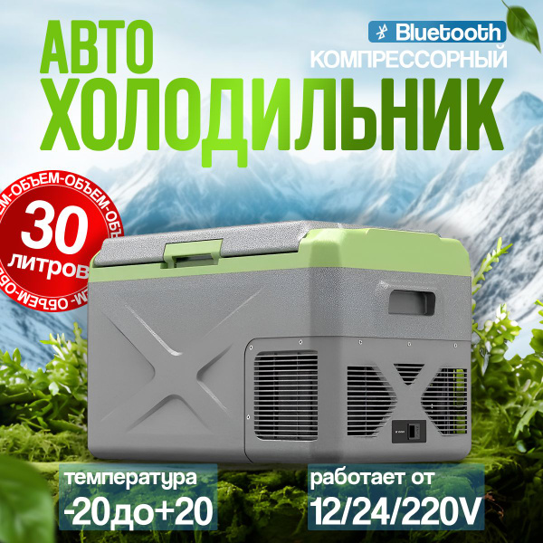 Автомобильный холодильник компрессорный 12/24/220 Alpicool X30 ...