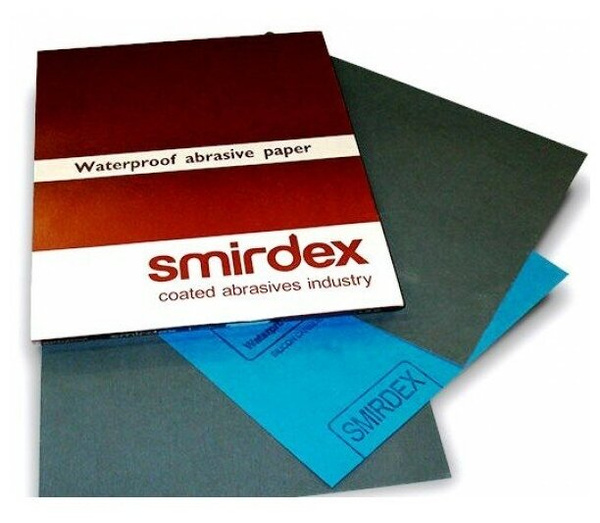 Бумага наждачная водостойкая "SMIRDEX" №1200 (23*28) (упаковка 25 шт.)