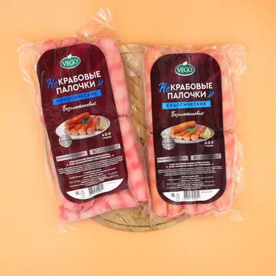 НЕкрабовые палочки VEGO,постные безглютеновые, растительный продукт, 800 грамм