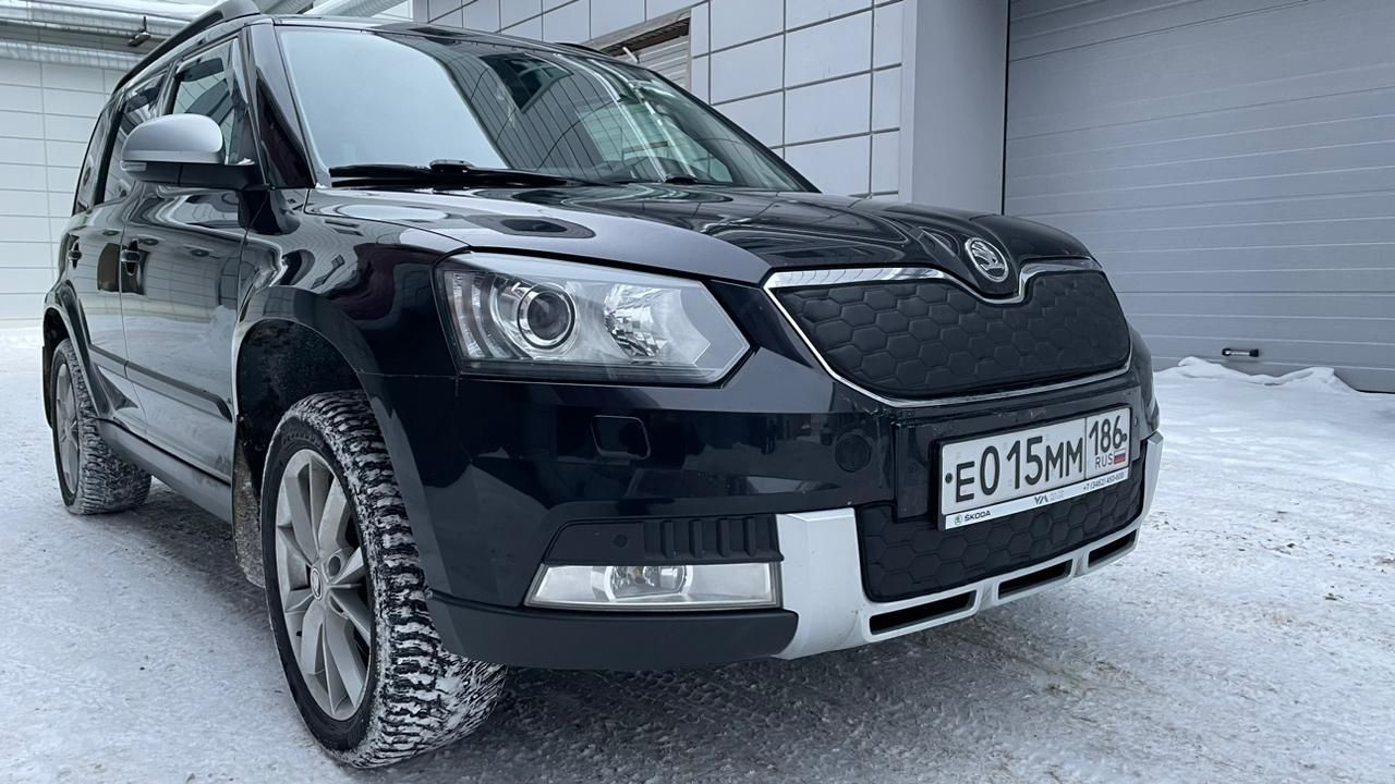 Утеплитель радиатора и бампера для Skoda Yeti (2013 -2018) I Рестайлинг Шкода Йети