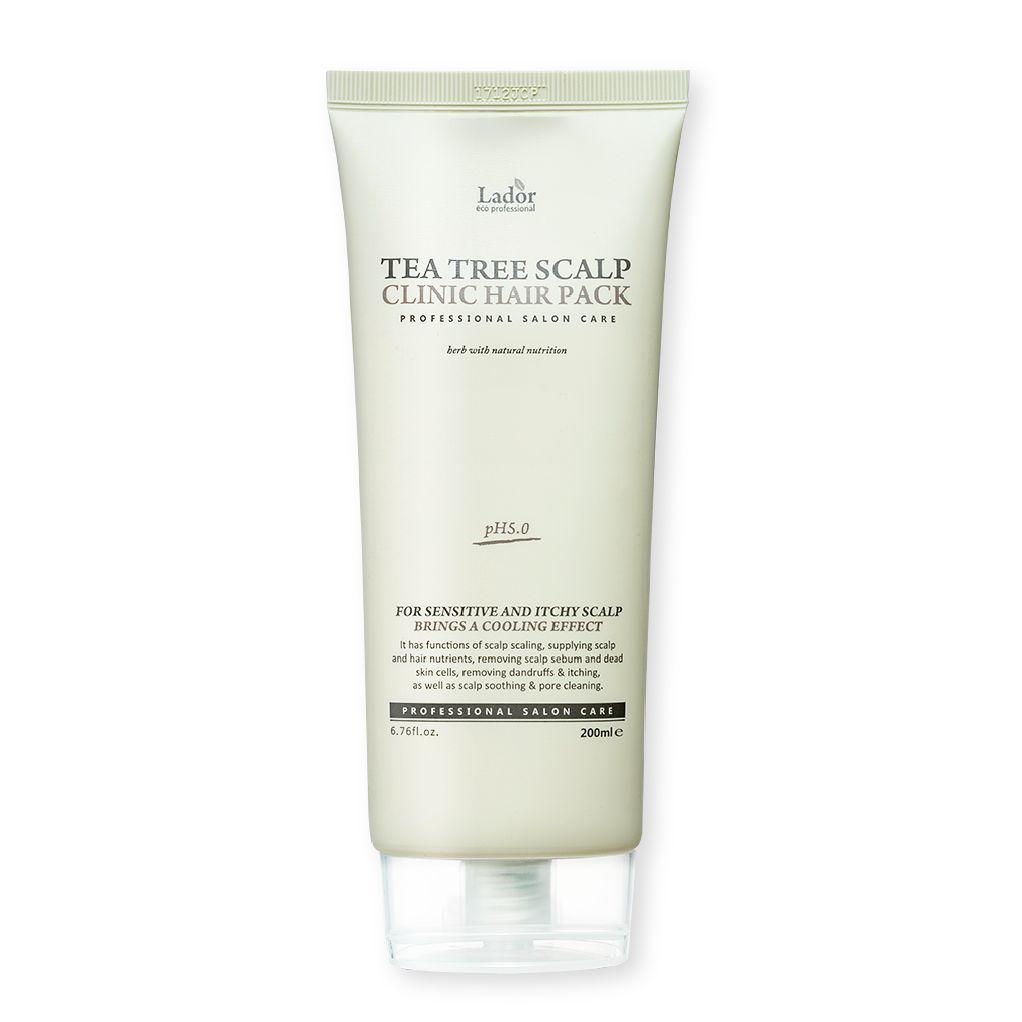 Lador Маска для волос и кожи головы с чайным деревом Tea Tree Scalp Clinic Hair Pack, 200 мл