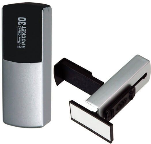 GRM Pocket 30 ONE CLICK Карманная оснастка для штампа (штамп 21 х 46 мм.),