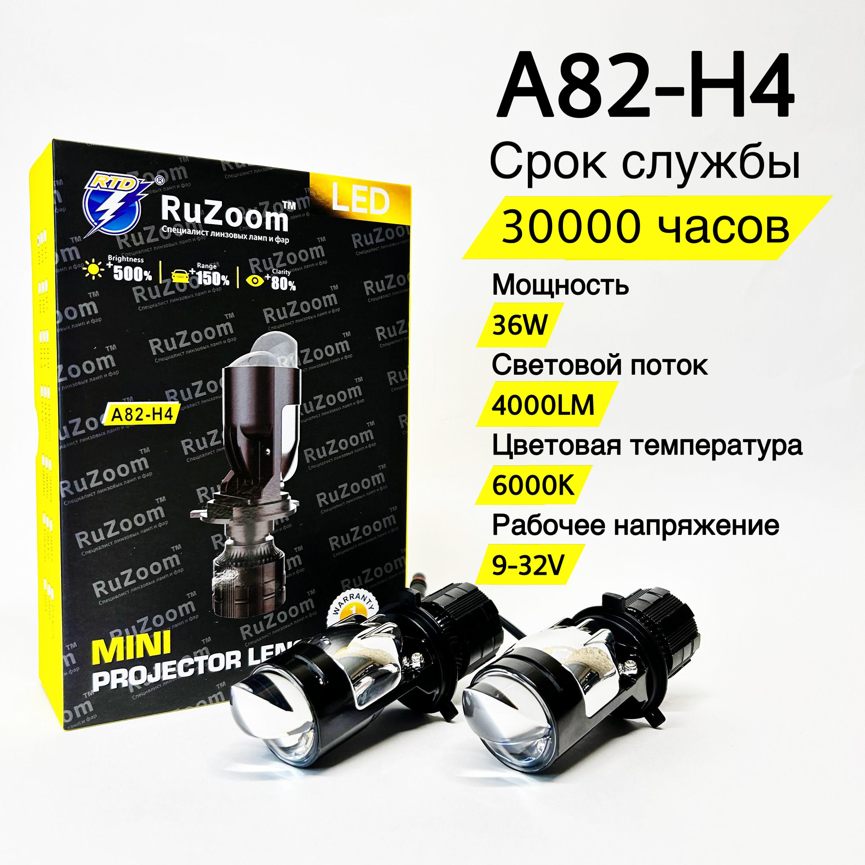 Лампа автомобильная RuZoom 12В/24В, 2 шт. купить по низкой цене с доставкой  в интернет-магазине OZON (836895298)