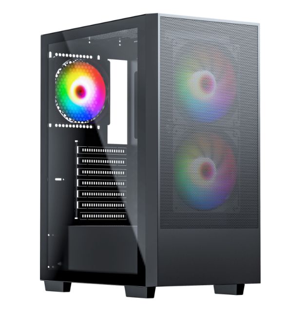 КомпьютерныйкорпусACDCitadel106(AH-TC6GA-0000)черный-MidiTower,ATX,Micro-ATX,Mini-ITX,USB3.2Gen1Type-A,USB2.0Type-A