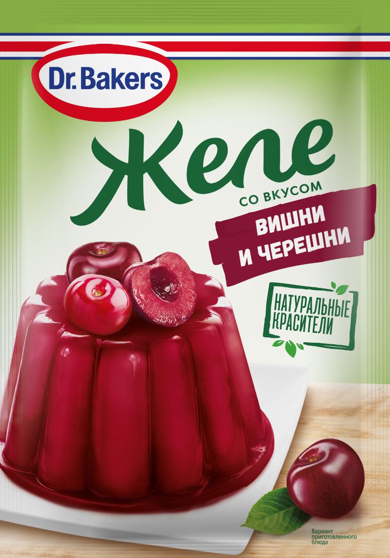 Желе bakers. Желе доктор Откер. Желе Dr.Oetker.