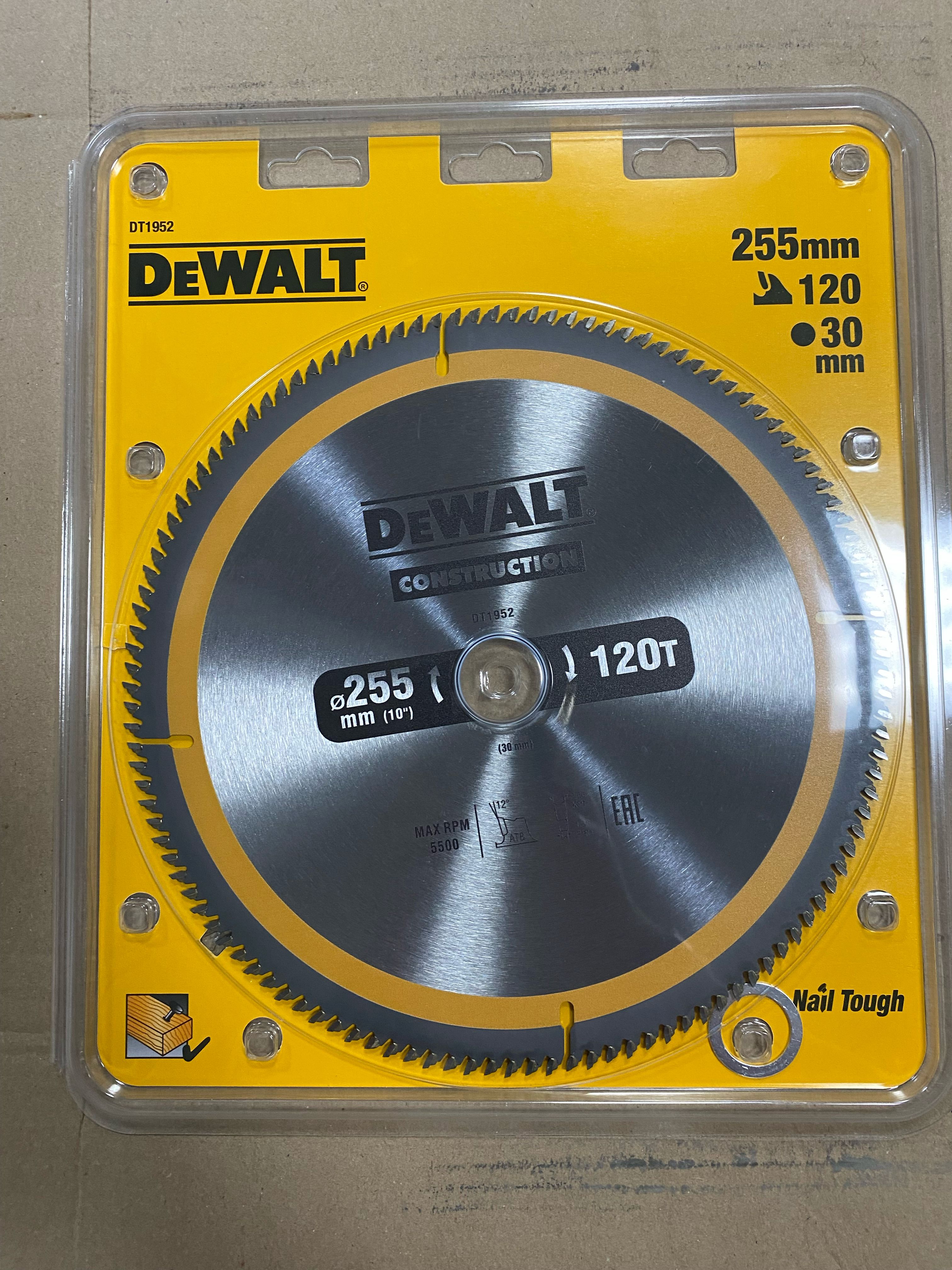 DeWalt Диск пильный 255 x 30; 120  зуб.