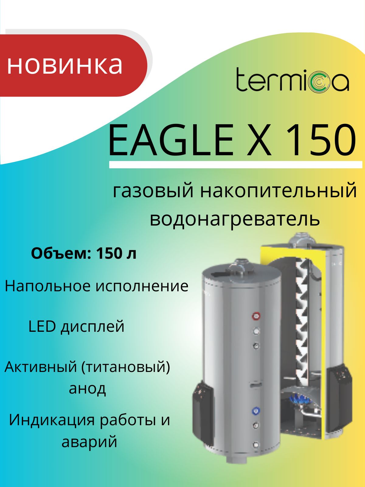 БойлергазовыйTERMICAEAGLEX150