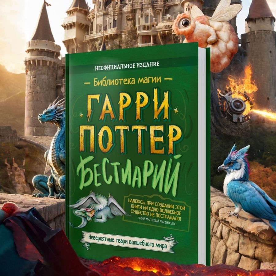 Гарри Поттер. Книги для поклонников поттерианы. Бестиарий. Невероятные  твари волшебного мира.