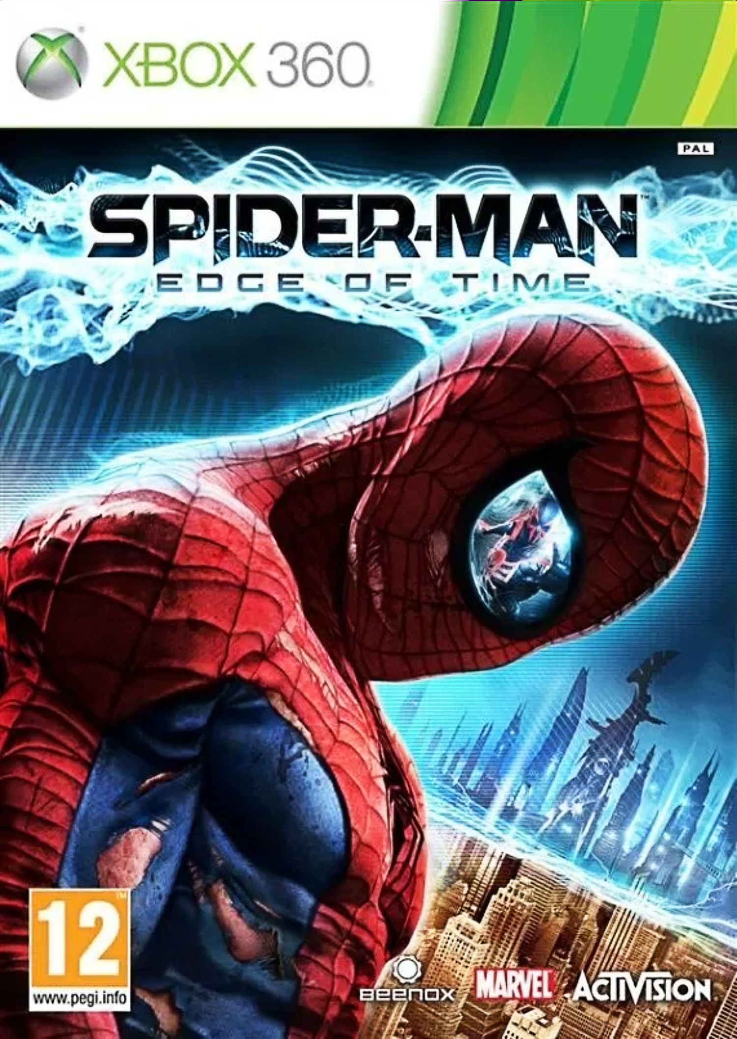 Spider Man Edge of Time Человек Паук Видеоигра на диске Xbox 360. Товар уцененный