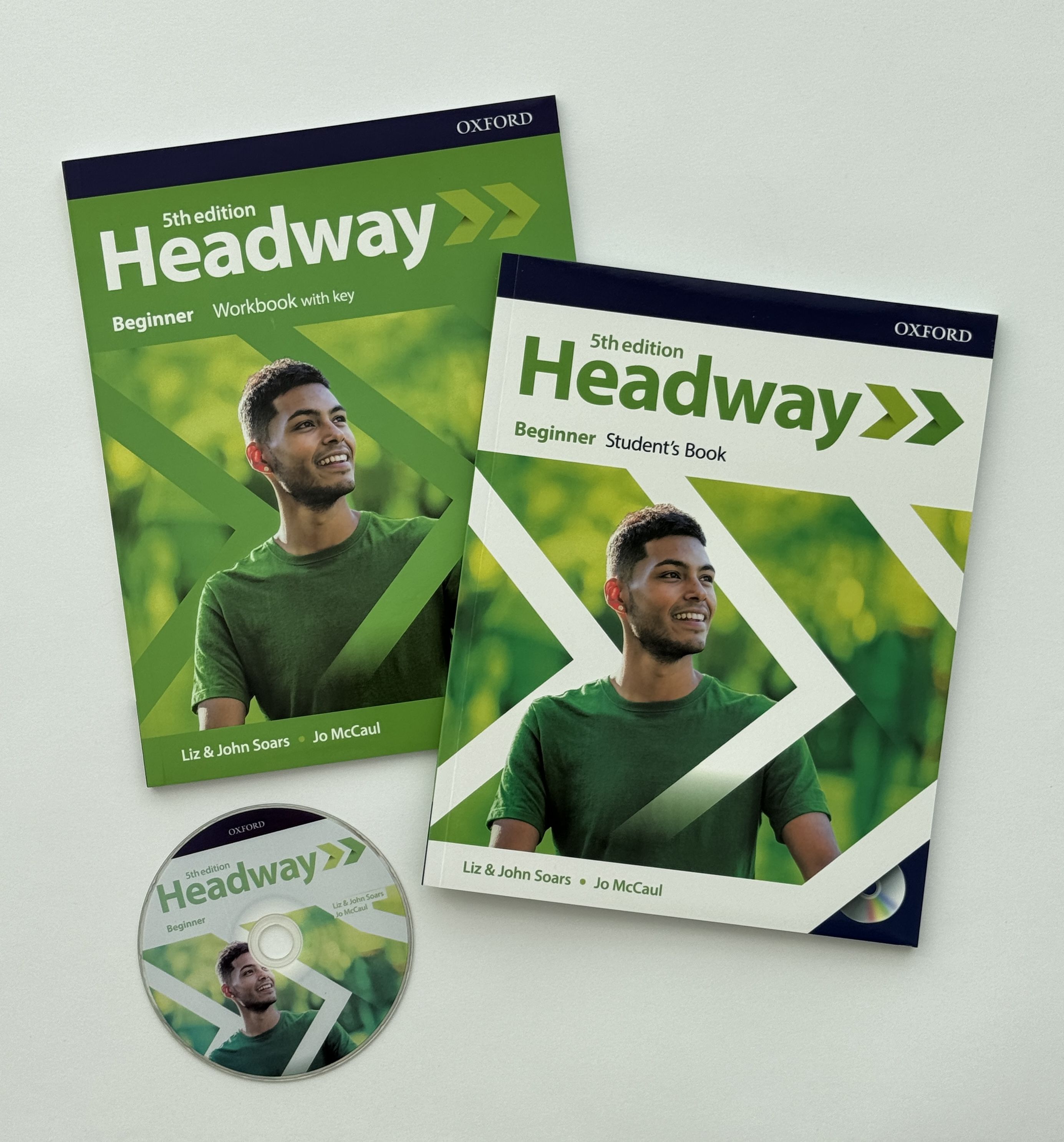 Headway beginner (5th edition): учебник + рабочая тетрадь + диск